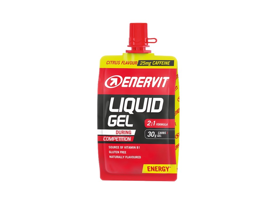 Enervit Liquid Gel Caffeina Agrumi cheerpack 60ml gel energetico con caffeina pe