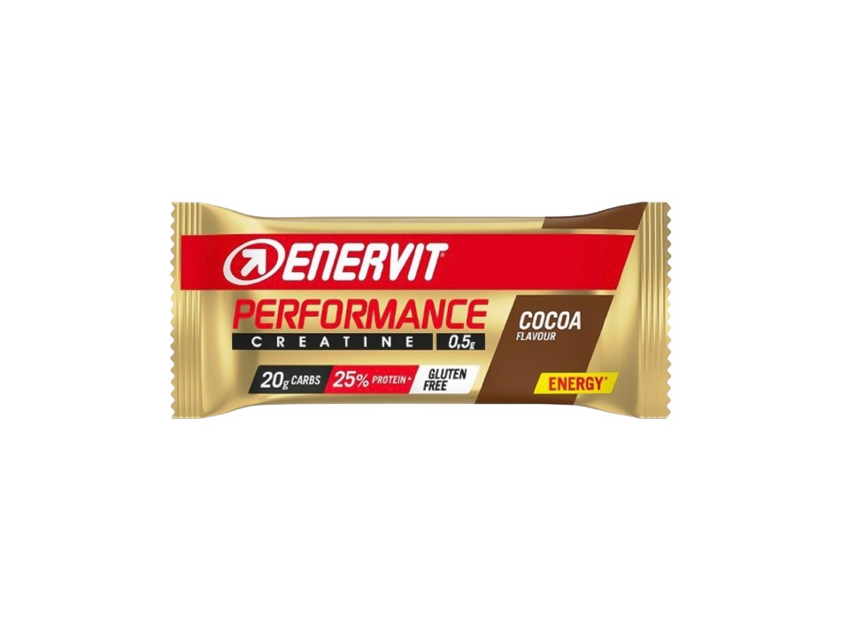 Enervit Performance Bar Creatina barretta energetica 40g gusto cacao per ciclism