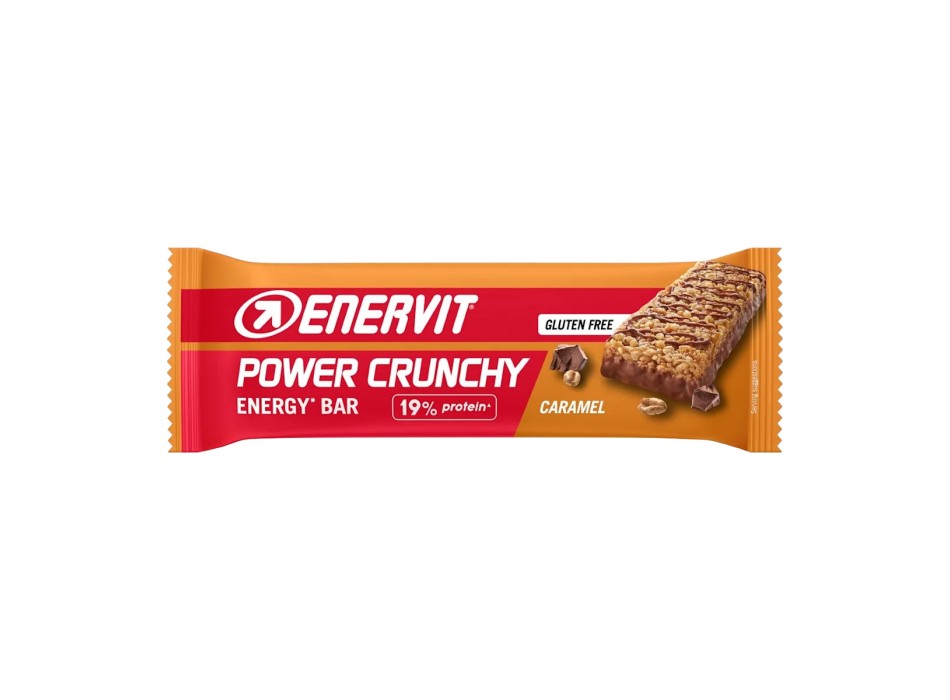 Enervit Power Crunchy barretta energetica croccante 40g gusto caramel