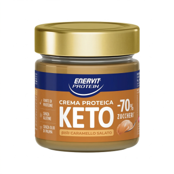 Enervit Protein Cream Keto crema spalmabile proteica 180g Caramello Salato
