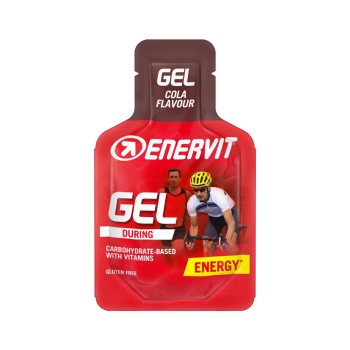 Enervit Sport Gel gamma completa gel energetici per ciclismo running coca cola