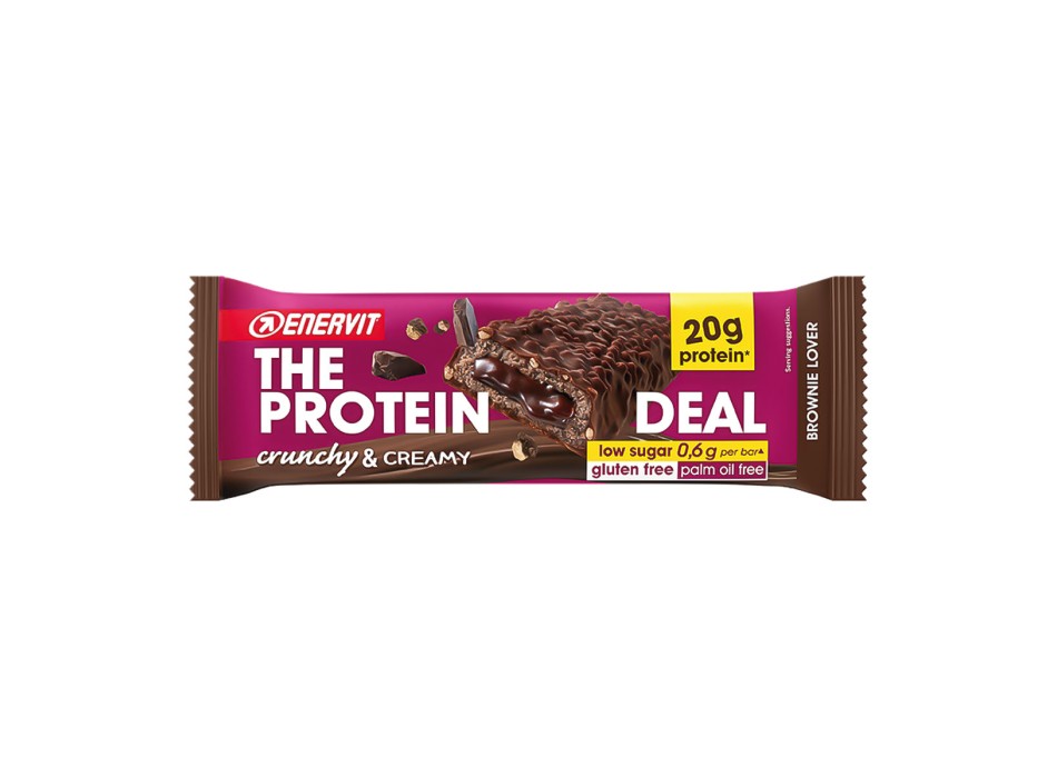 Enervit The Protein Deal barretta proteica low sugar brownie