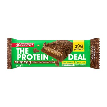 Enervit The Protein Deal barretta proteica low sugar cioccolao e nocciole crunch