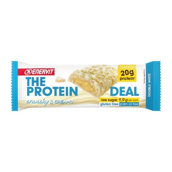 Enervit The Protein Deal barretta proteica low sugar cioccolato bianco