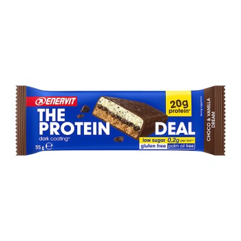 Enervit The Protein Deal barretta proteica low sugar cioccolato e vaniglia