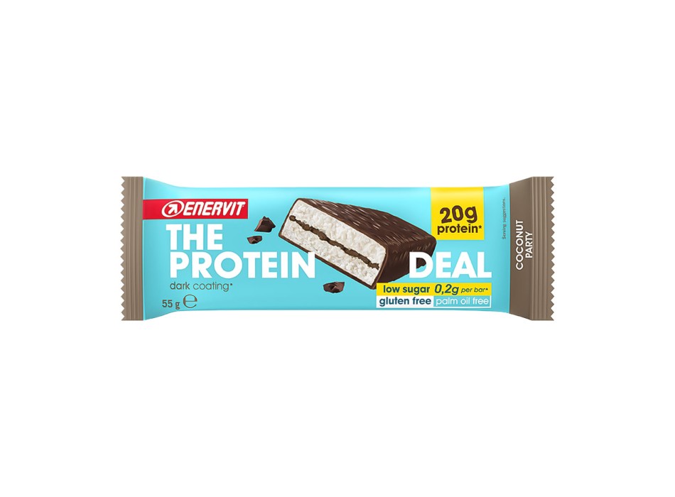 Enervit The Protein Deal barretta proteica low sugar cocco