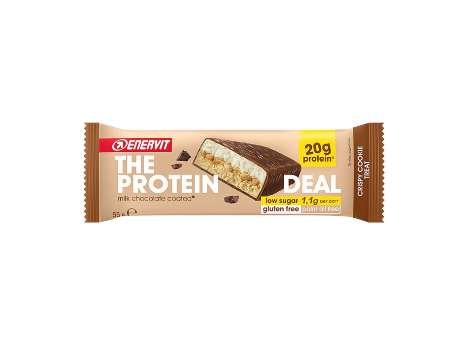 Enervit The Protein Deal barretta proteica low sugar crisoy cookie treat