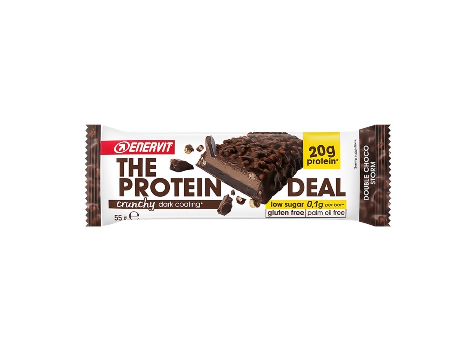Enervit The Protein Deal barretta proteica low sugar dark chocolate 
