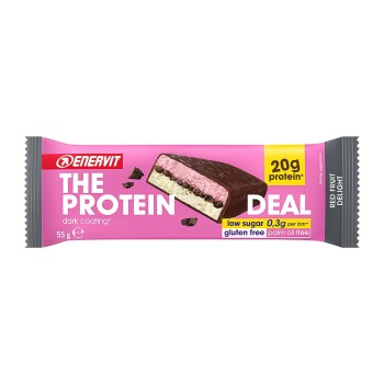 Enervit The Protein Deal barretta proteica low sugar frutti rossi