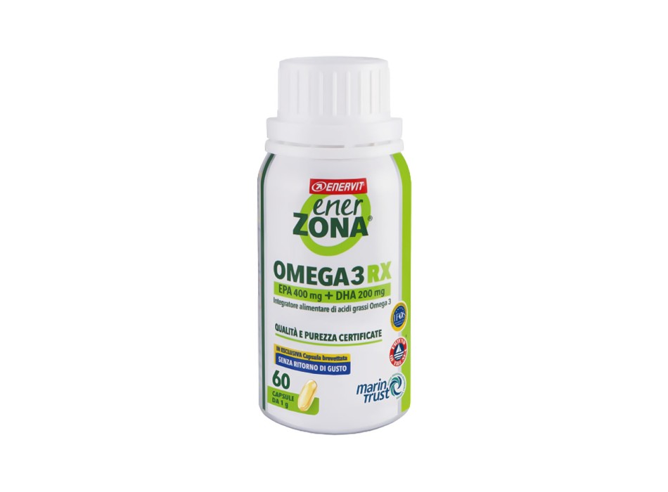 EnerZona Omega 3 RX Enervit integratore 60 capsule da 1g certificato IFOS