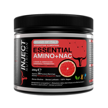 Essential Amino NAC Inject Nutrition amminoacidi essenziali polvere 250g pompelm