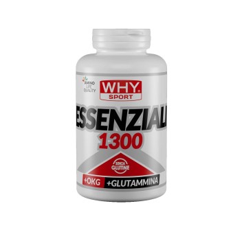 Essenziali 1300 + Glutammina WHYsport EAA L-Glutammina 200 compresse