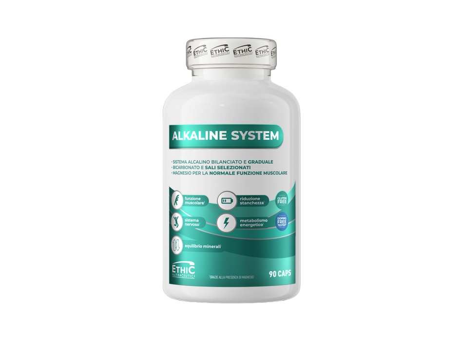 EthicSport Alkaline System integratore sali minerali alcalini 90 capsule
