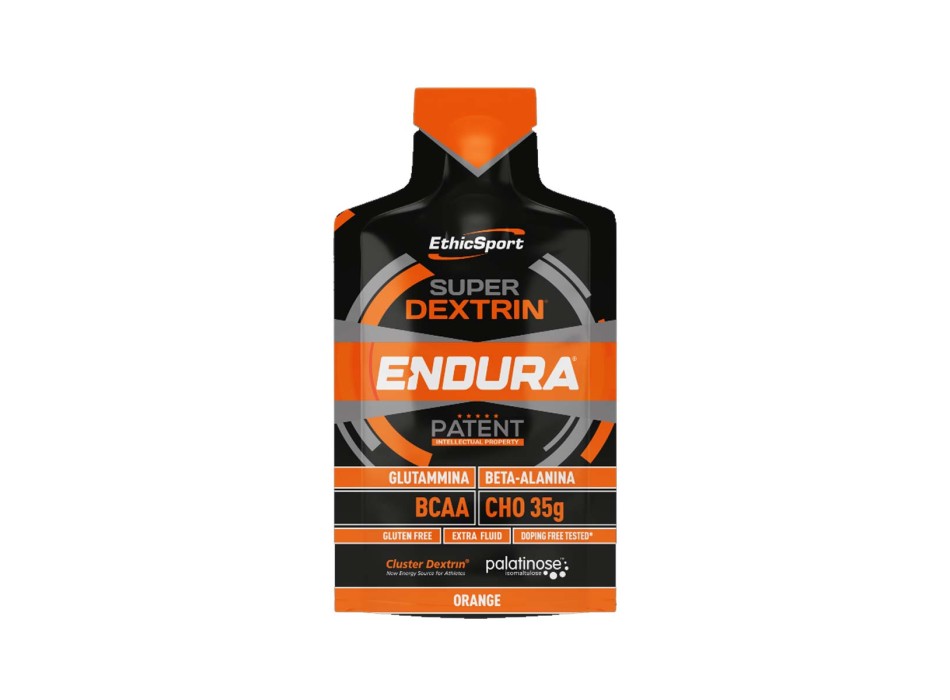 EthicSport Super Dextrin Endura integratore energetico con carboidrati arancia