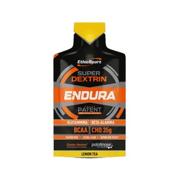 EthicSport Super Dextrin Endura integratore energetico con carboidrati tè limone