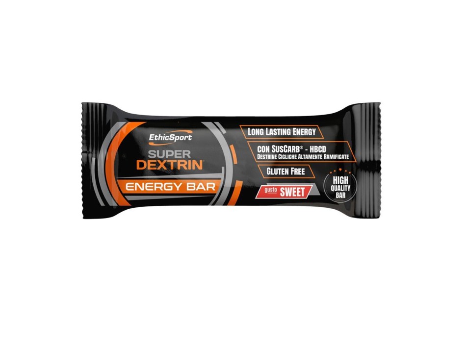 EthicSport Super Dextrin Energy Bar barretta energetica con carboidrati sweet