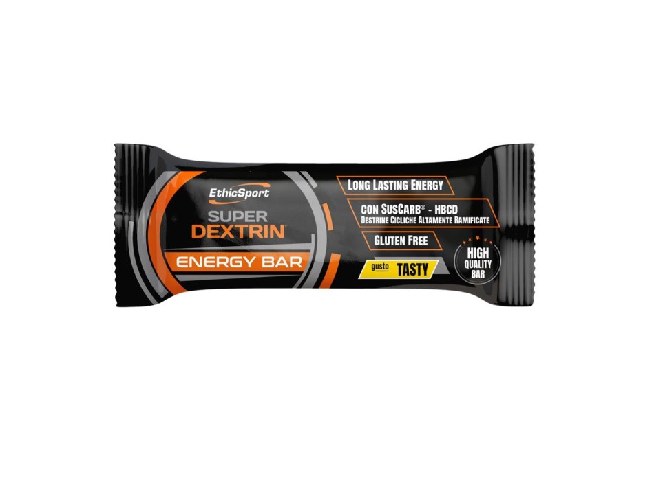 EthicSport Super Dextrin Energy Bar barretta energetica con carboidrati tasty
