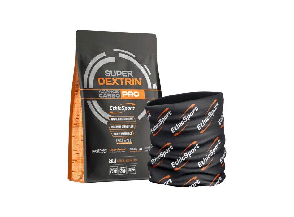 EthicSport Super Dextrin PRO integratore energetico professionale con carboidrat