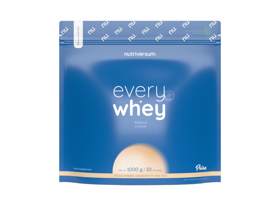 Every Whey Nutriversum Proteine del Latte Blend Proteico 1000g Vaniglia