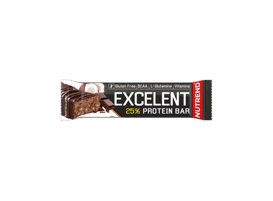 Excelent Protein Bar Nutrend 85g Barretta Proteica Maxi Cioccolato e Cocco