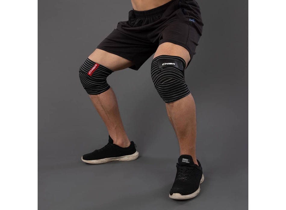 Fasce Ginocchia Pro Chiba fasce ginocchia squat powerlifting 190cm