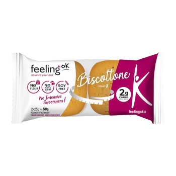 FeelingOK Biscottone Protein linea START maxi frollino proteico arancia