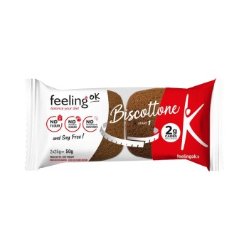 FeelingOK Biscottone Protein linea START maxi frollino proteico cacao
