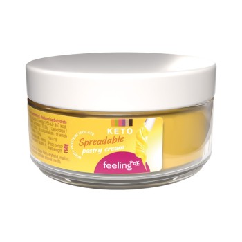 FeelingOK Crema Pasticcera spalmabile proteica senza zuccheri crema pasticcera
