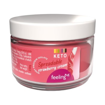 FeelingOK Crema spalmabile proteica low carb fragola