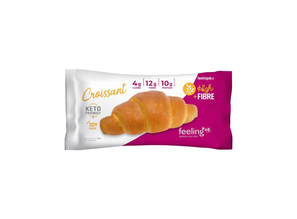 FeelingOK Croissant linea OPTIMIZE cornetto proteico più fibre naturale