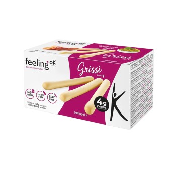 FeelingOK Grissi Protein START grissini proteici croccanti naturali