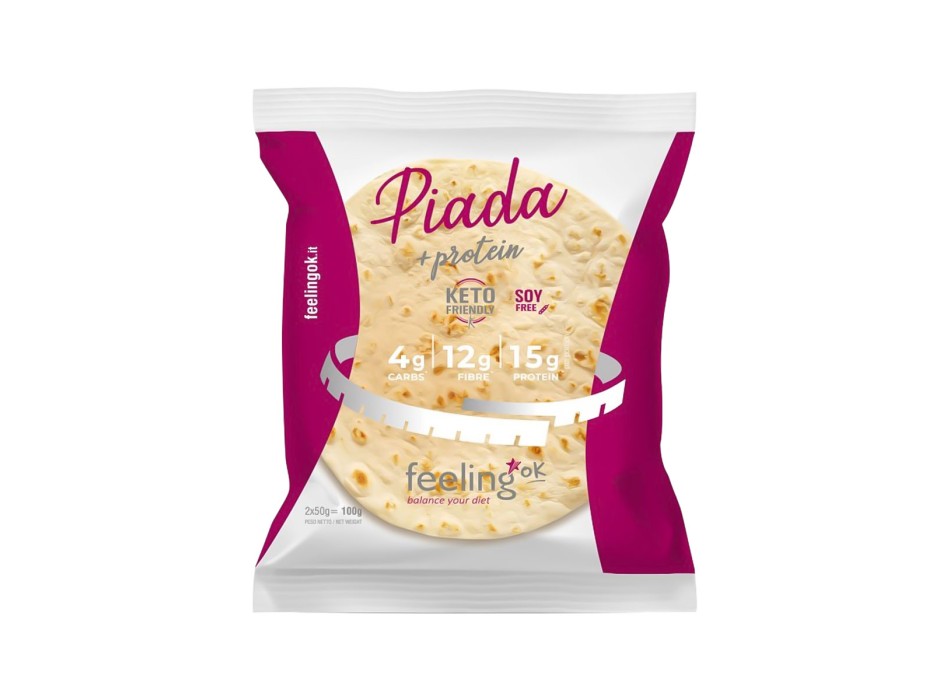 FeelingOK Piada Protein START piadina proteica a ridotto contenuto di carboidrat
