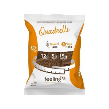 FeelingOK Quadrelli FIBRE biscotti proteici low carb cacao