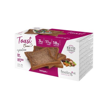 FeelingOK Toast Protein START fette tostate proteiche e croccanti cacao