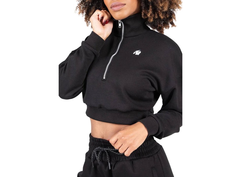 Felpa Corta Con Mezza Cerniera Ocala 