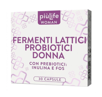 Fermenti Lattici Probiotici Donna integratore benessere flora intestinale 30caps