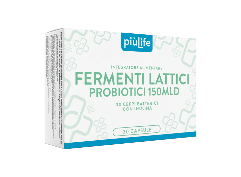Fermenti Lattici Probiotici piùLife integratore flora batterica 150 mld 30caps