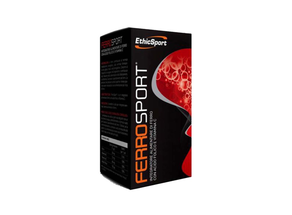 FERROSPORT - Integratore di ferro con Acido folico e vitamina C ETHICSPORT