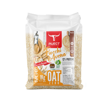 Fiocchi d'Avena Inject Nutrition fiocchi avena colazione fit 1kg arachidi