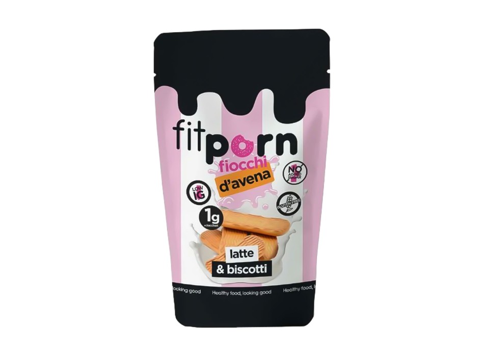 Fiocchi di Avena Baby Fitporn avena aromatizzata 750g Latte e Biscotti