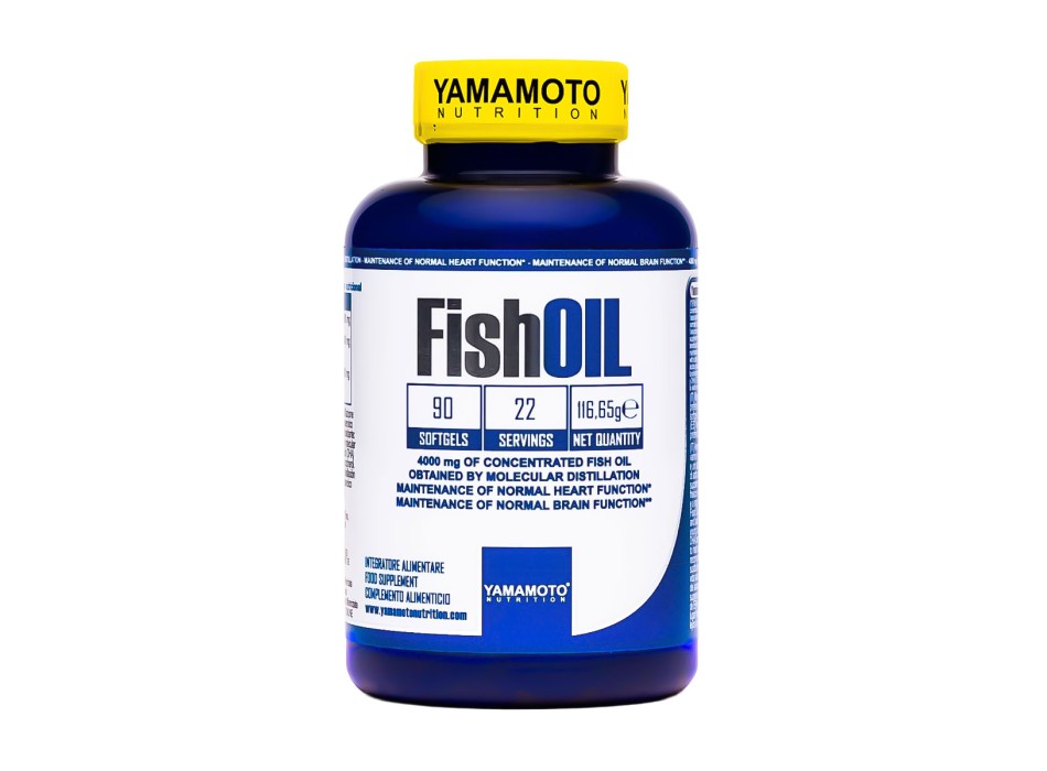 Fish Oil Yamamoto Nutrition integratore Omega 3 90 softgels