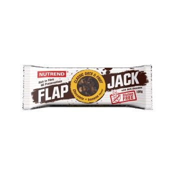 Flapjack Nutrend 100g Barretta Energetica all'Avena Cioccolato Banana e Fondente