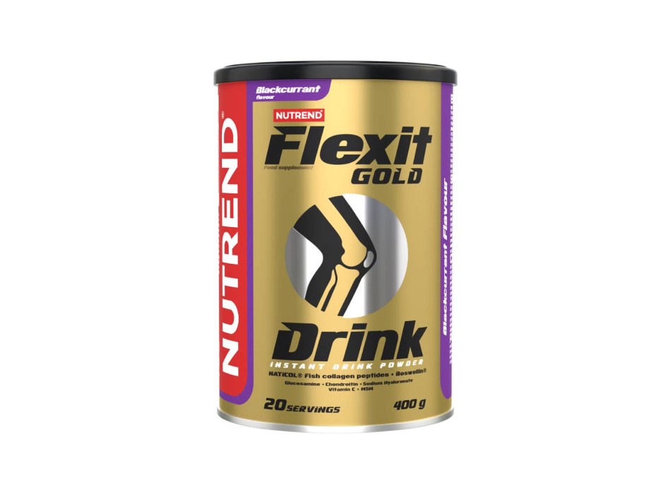 Flexit Gold Drink Nutrend 400g Integratore Articolazioni Collagene Blackcurrant