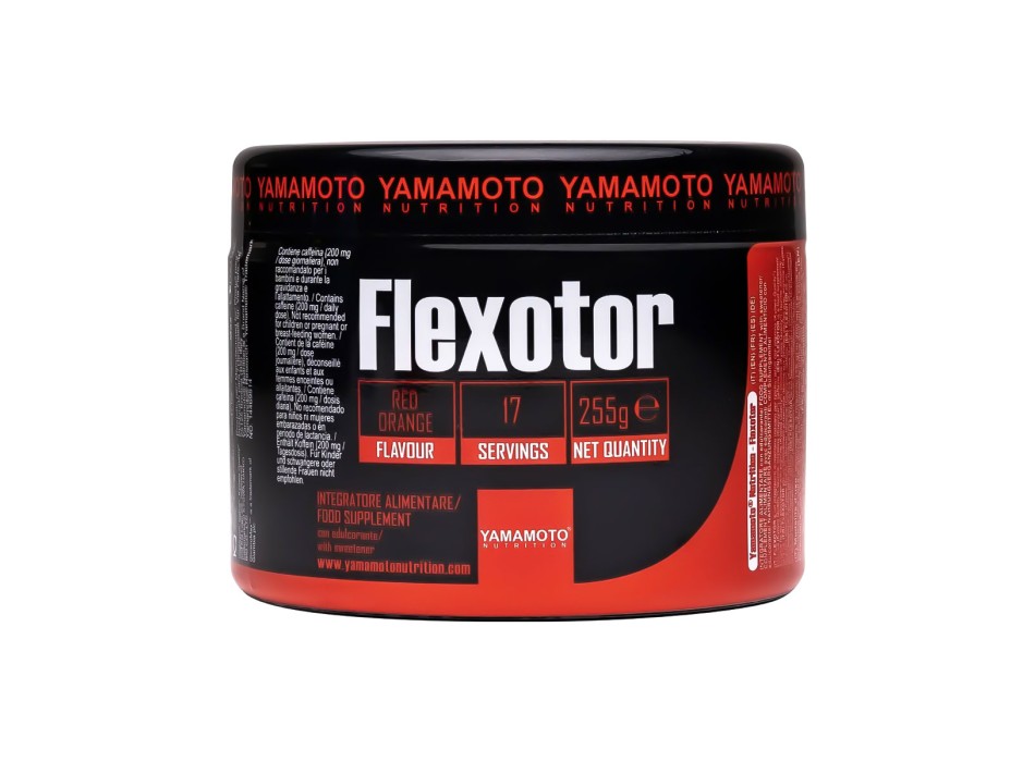Flexotor Yamamoto Nutrition pre-workout pump muscolare 255g Arancia Rossa