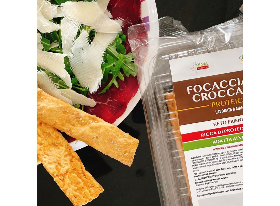 Focaccia Proteica Croccante 150gr