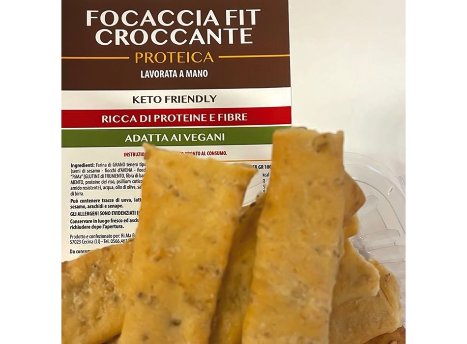 Focaccia Proteica Croccante 150gr