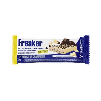 Freaker Crispy Yamamoto Nutrition barretta proteica croccante 40g Stracciatella