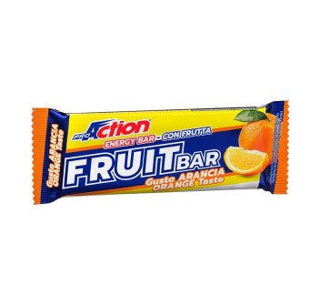 Fruit Bar ProAction 40g Barretta Energetica alla Frutta Senza Glutine Arancia