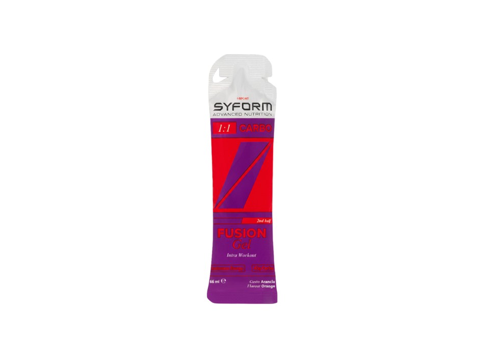 Fusion Gel Syform Integratore Energetico Ciclismo Triathlon Rapporto 1:1 Arancia