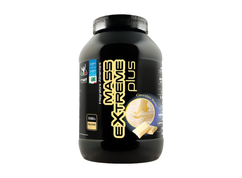 Gainer Mass Extreme Plus Net Integratori Mass Gainer Proteine Cioccolato Bianco